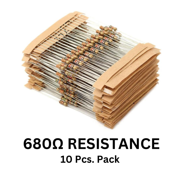 680Ω Resistance (10 Pcs. Pack)