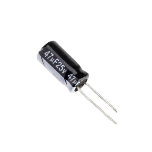 47uF 25V Electrolytic Capacitor