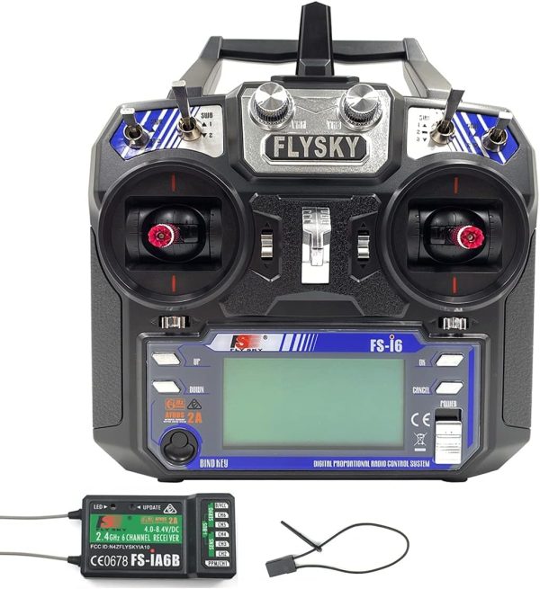 Flysky FS-i6 6CH 2.4 GHz RC Transmitter wFS-iA6B Recriver For RC Helicopter